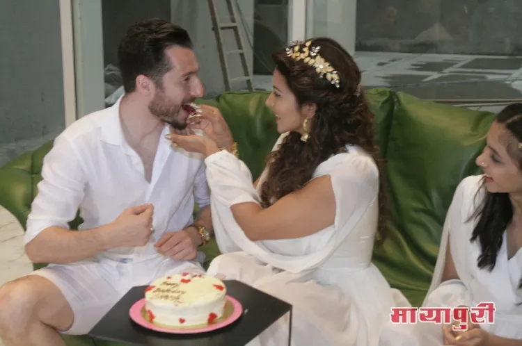 Shama sikander celebrate her birthday with Boyfriend James Milliron