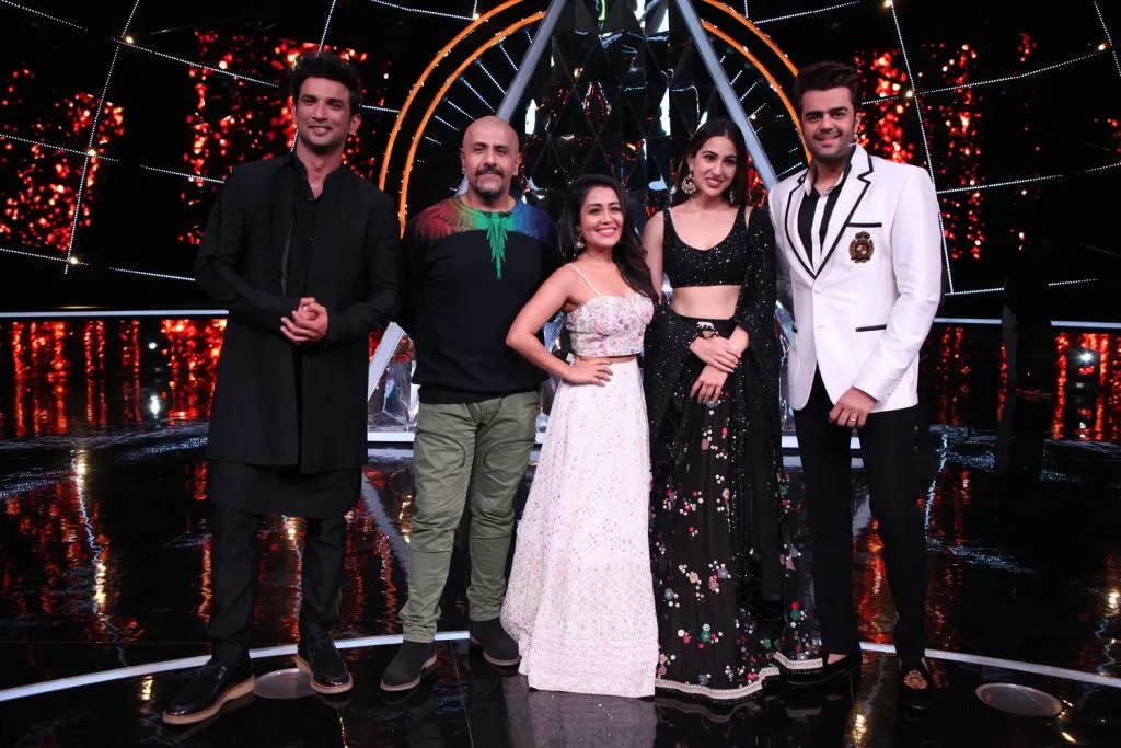 Sushant Singh Rajput, Vishal Dadlani, Neha Kakkar, Sara Ali Khan, Maniesh Paul