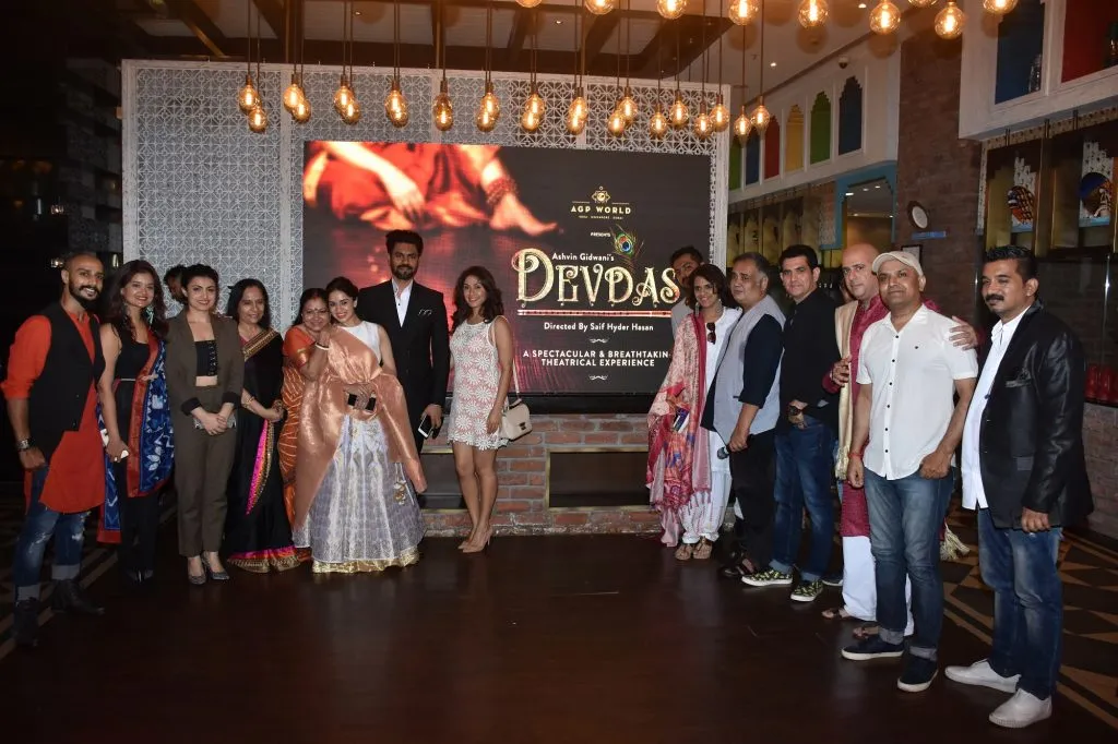 The entire cast and crew of Devdas at the launch of Devdas by AGP World