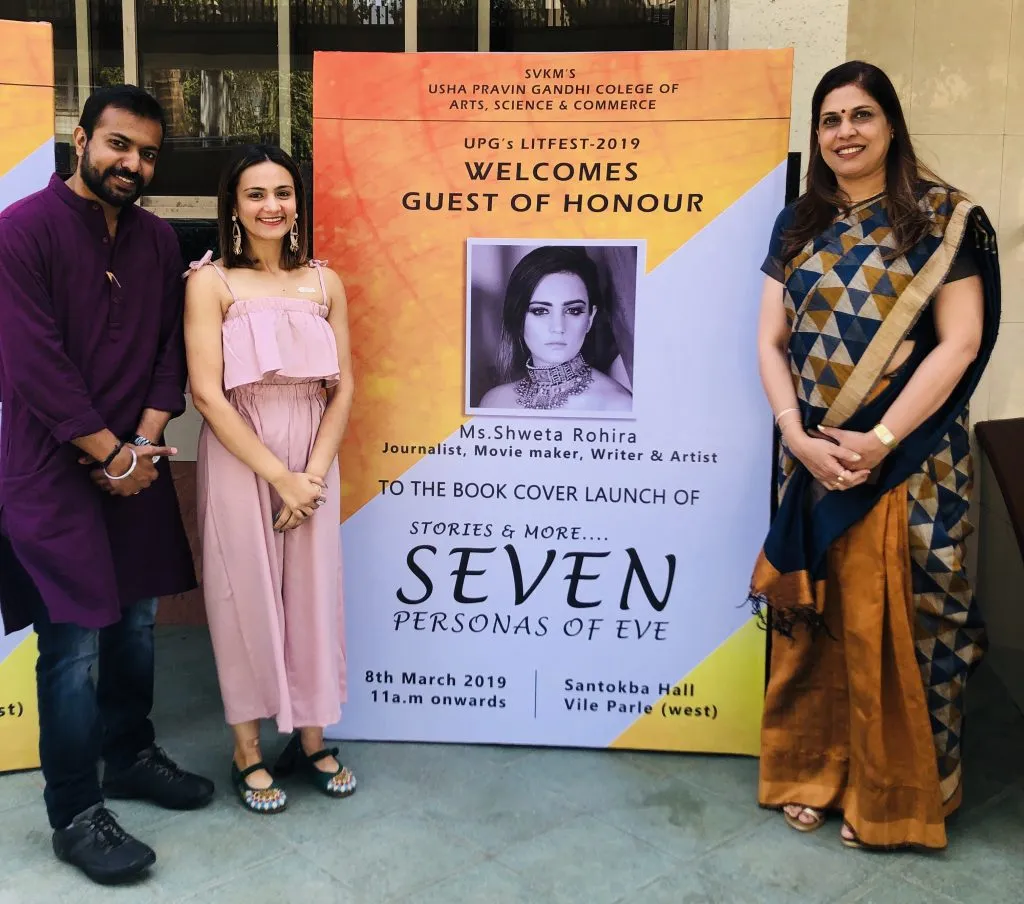 श्वेता रोहिरा ने डॉ. अंजू कपूर और श्री हैरी कुरुप की आगामी पुस्तक 7 पर्सन ऑफ़ ईव मुंबई में लॉन्च किया