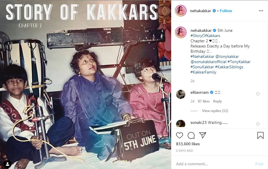 Happy Birthday Neha Kakkar : नेहा कक्कड़ ने शेयर की अपनी स्ट्रगल जर्नी, स्टोरी ऑफ कक्कड़ में दिखाया संघर्ष भरा रहा है बचपन