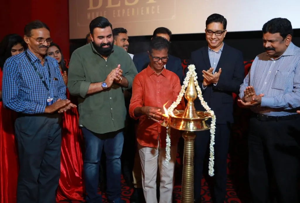 Mr Pv Sunil, Md Carnival Cinemas And Actor Indrans