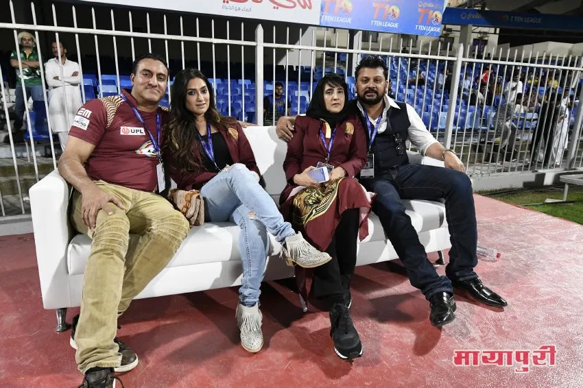 Mohammed, Lucky Morani and Shahbaz Elias with Wife