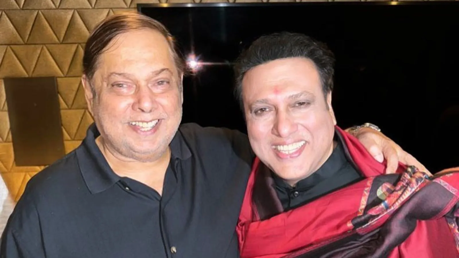 Govinda with David Dhawan 