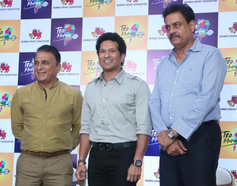 सुनील गावस्कर, सचिन तेंदुलकर और दिलीप वेंगसरकर ने टी 20 मुंबई क्रिकेट लीग के दूसरे संस्करण की घोषणा की