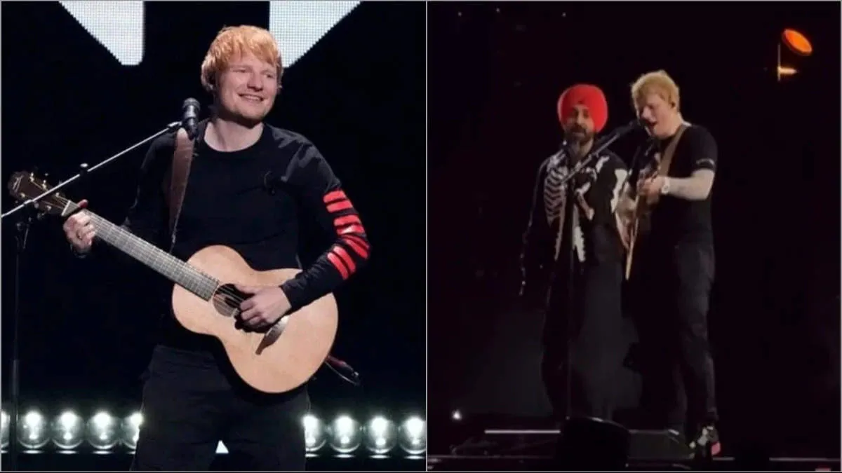 लाइव कॉन्सर्ट में Diljit Dosanjh ने चुरा ली Ed Sheeran की सारी लाइम लाइट,  अचानक स्टेज पर आकर फैन्स को दिया सरप्राइज, देखे Video