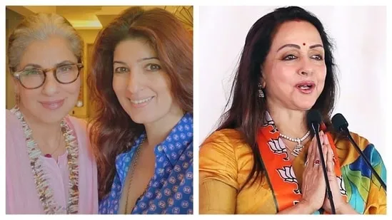 Twinkle Khanna has spoken about actor Hema Malini and her mother Dimple Kapadia in a new column.