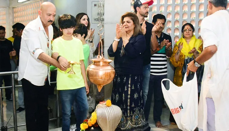 महाशिवरात्रि पर महाकाल के दरबार में पहुंचे ऋतिक रोशन, पूरे परिवार के साथ मिलकर की पूजा अर्चना(Hrithik Roshan Celebrate mahashivratri)