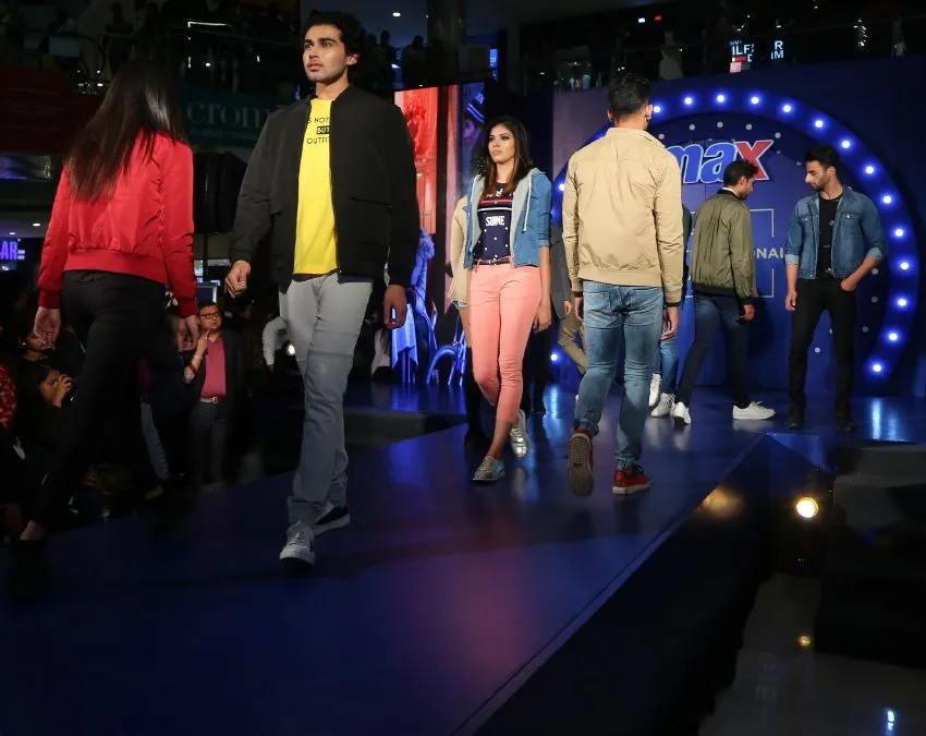 Models walk the ramp in Max Winter Collection 2018