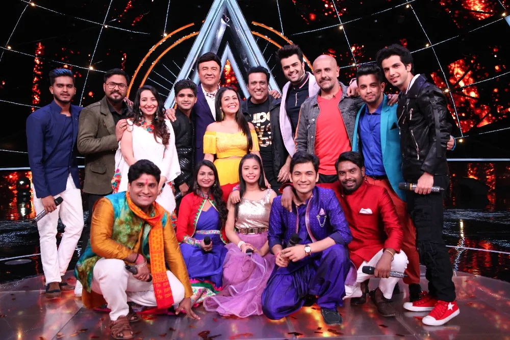 Indian Idol 10 team with Govinda