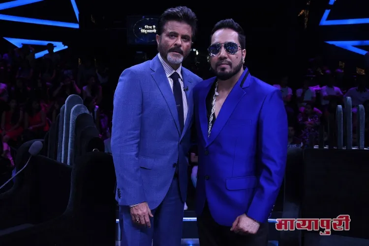 Anil Kapoor and Mika Singh 