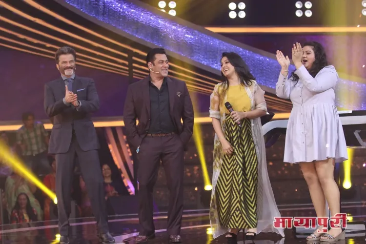 Sunidhi Chauhan gives a special performance with Anil kapoor and Pihu on Dus Ka Dum