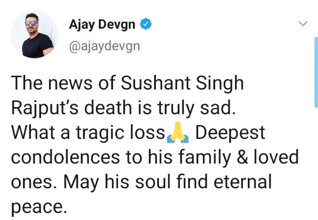 Sushant Singh Death : सुशांत सिंह राजपूत ने घर में फांसी लगाकर की खुदकुशी , सोशल मीडिया पर सितारे दे रहे श्रद्धांजलि