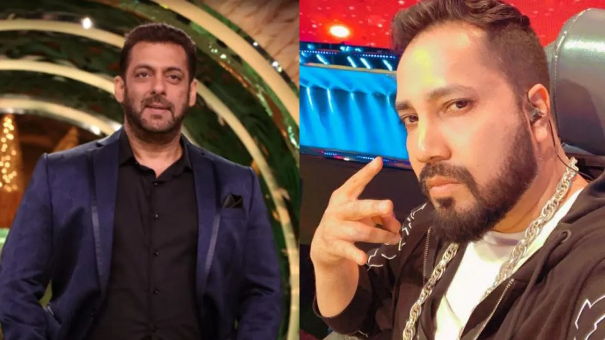 BB15 Weekend Ka Vaar: Salman Khan पर चढ़ा पंजाबी फीवर, Mika Singh संग किया  भांगड़ा-बजाया ढोल - bigg boss 15 mika singh and salman khan Bhangra dance  on dhol watch video tmov -