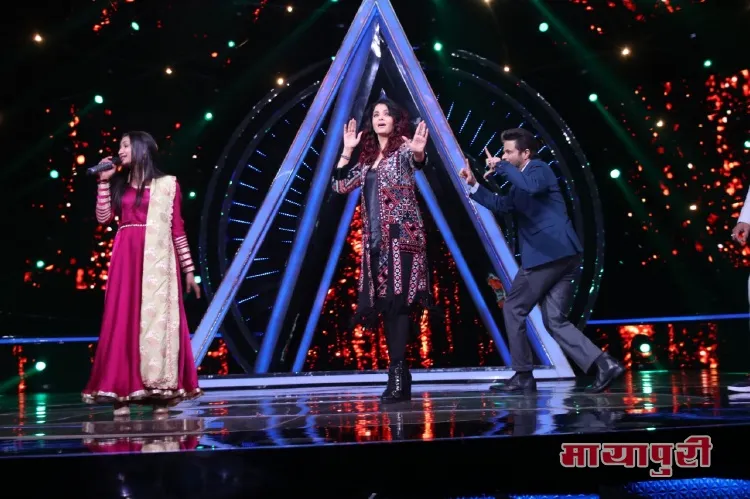 Aishwarya Rai Bachchan and Anil Kapoor relive a Taal moment to the tunes of Renu Nagar on Indian Idol 10