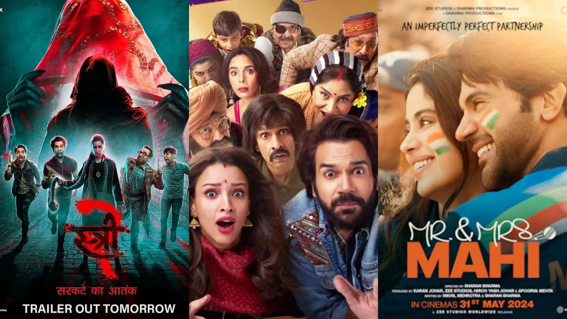 Rajkummar Rao Top Films First Weekend Collection Stree 2 Vvkwwv Mr And Mrs  Mahi Roohi Srikanth - Entertainment News: Amar Ujala - Rajkummar Rao Films: राजकुमार की इन 10 फिल्मों ने पहले वीकएंड