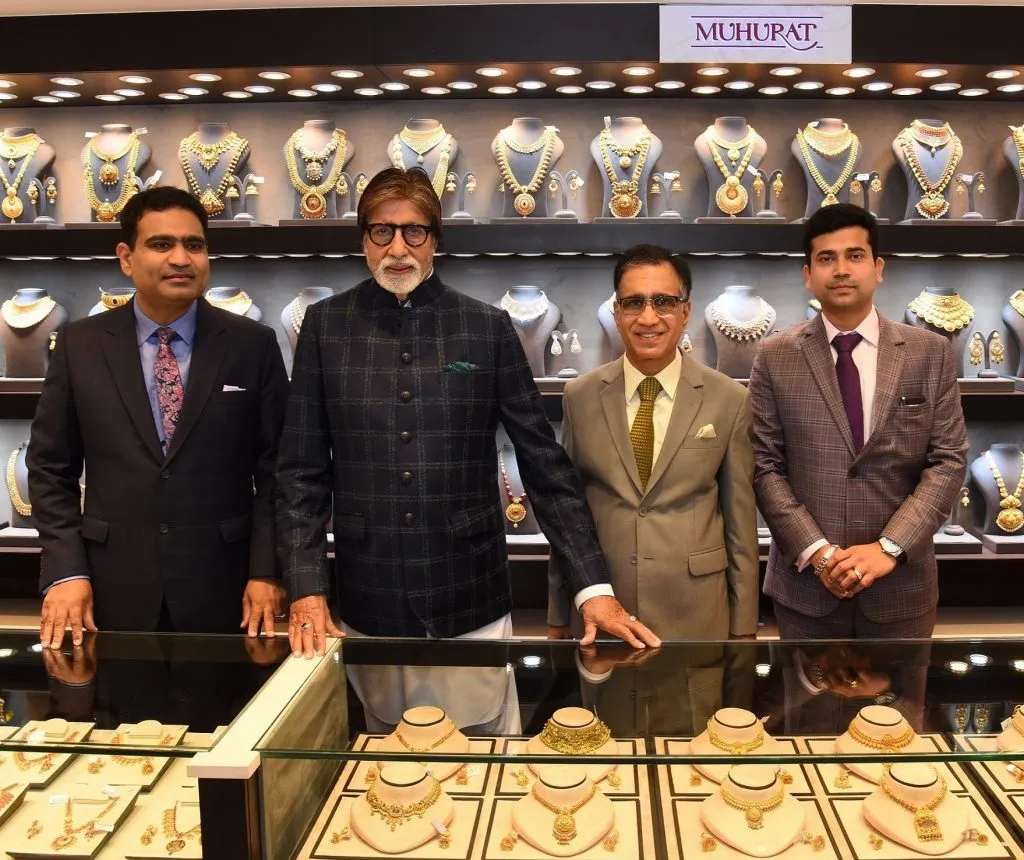 Mr. Rajesh Kalyanaraman, Mr. Amitabh Bachchan, Mr. T S Kalyanaraman and Mr. Ramesh Kalyanaraman