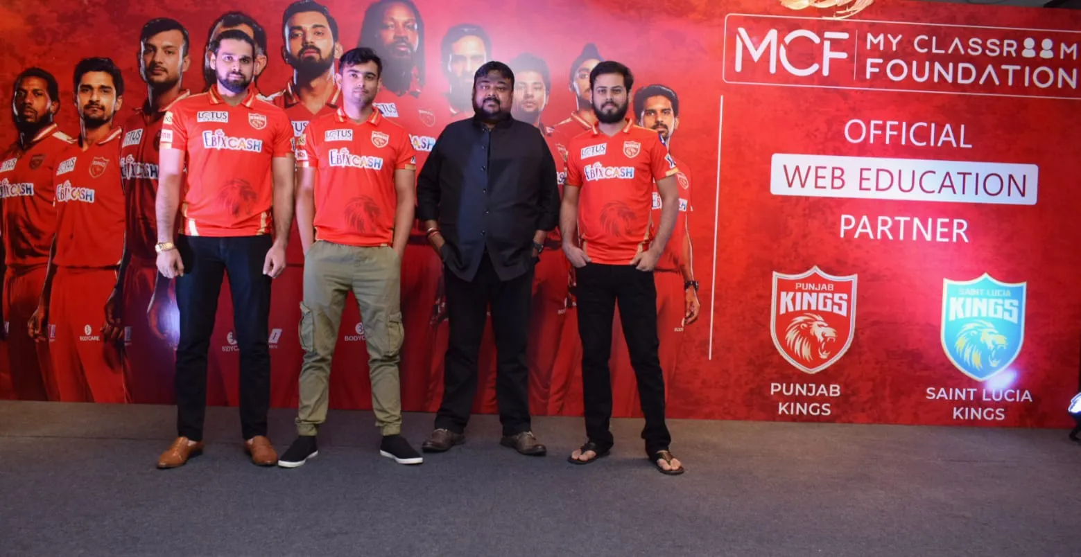 एमसीएफ ने 50000 छात्रों के मुफ्त शिक्षा के लिए आईपीएल 2021 में पंजाब किंग्स से हाथ मिलाया
