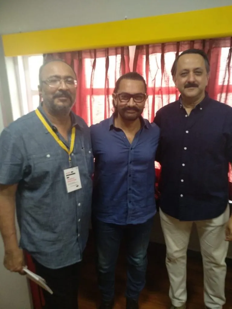 Anjum Rajabali, Aamir Khan and Rohit Khattar