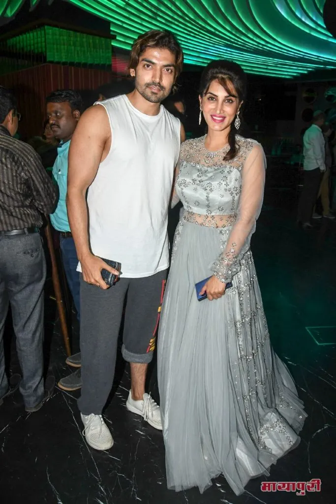 Smita Gondkar with Gurmeet Chaudhary