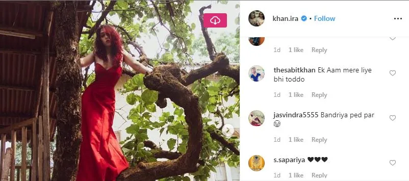 आमिर खान की बेटी चढ़ी पेड़ पर लोगों ने बोला "बंदरिया पेड़ पर"