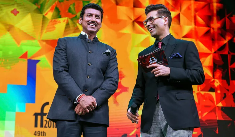 Rajyavardhan Singh Rathore, Karan Johar