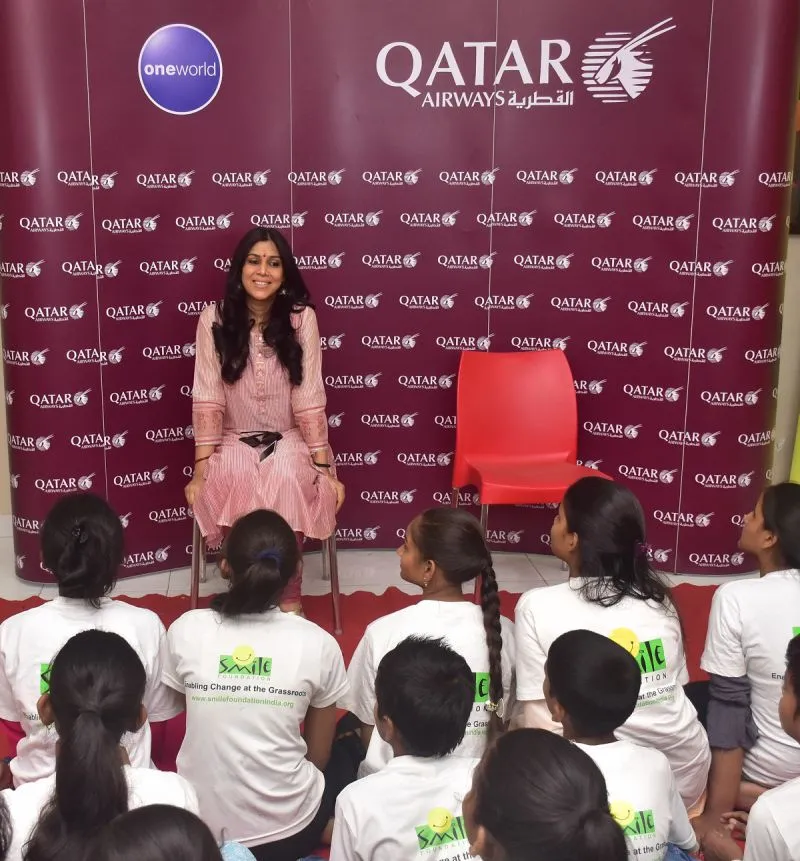 कतर एयरवेज और स्माइल फाउंडेशन के बच्चों के साथ साक्षी तंवर ने मनाया मदर्स डे