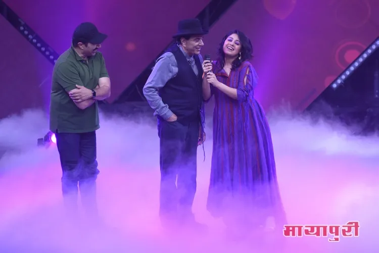 Sunny Deol, Dharam Ji and Sunidhi Chauhan