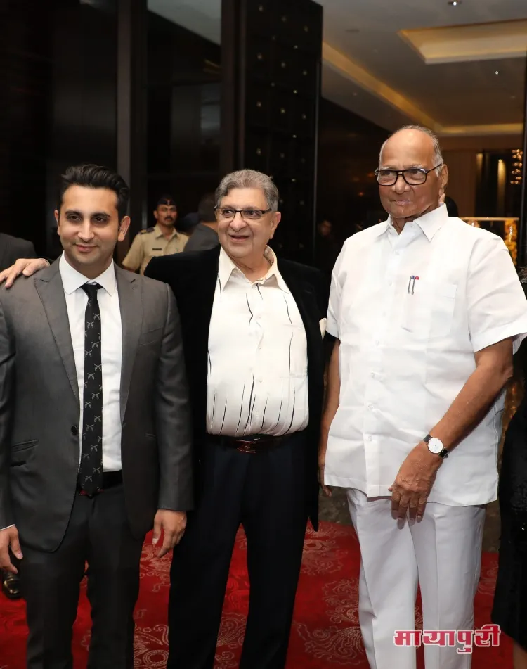  Adar Poonawalla, Dr. Cyrus Poonawalla and Sharad Pawar