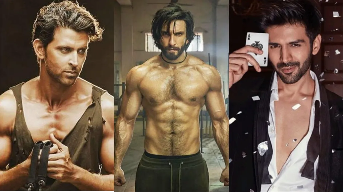  Hrithik Roshan, Ranveer Singh And Kartik Aaryan