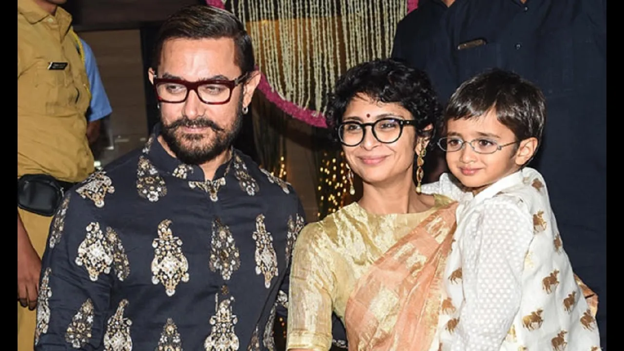 Aamir Khan's Diwali Party With Kiran Rao & Son Azad | Latest Bollywood Live  News & Updates