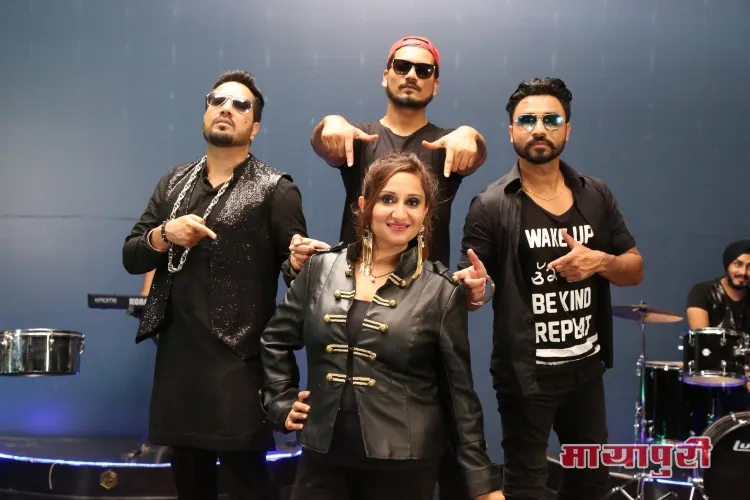 Satpal of Desi Crew, Mika Singh, Biba Singh & Goldy of Desi Crew