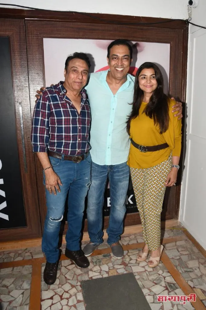 Aly Morani with Vindu Dara Singh and Yasmin Aly Morani 