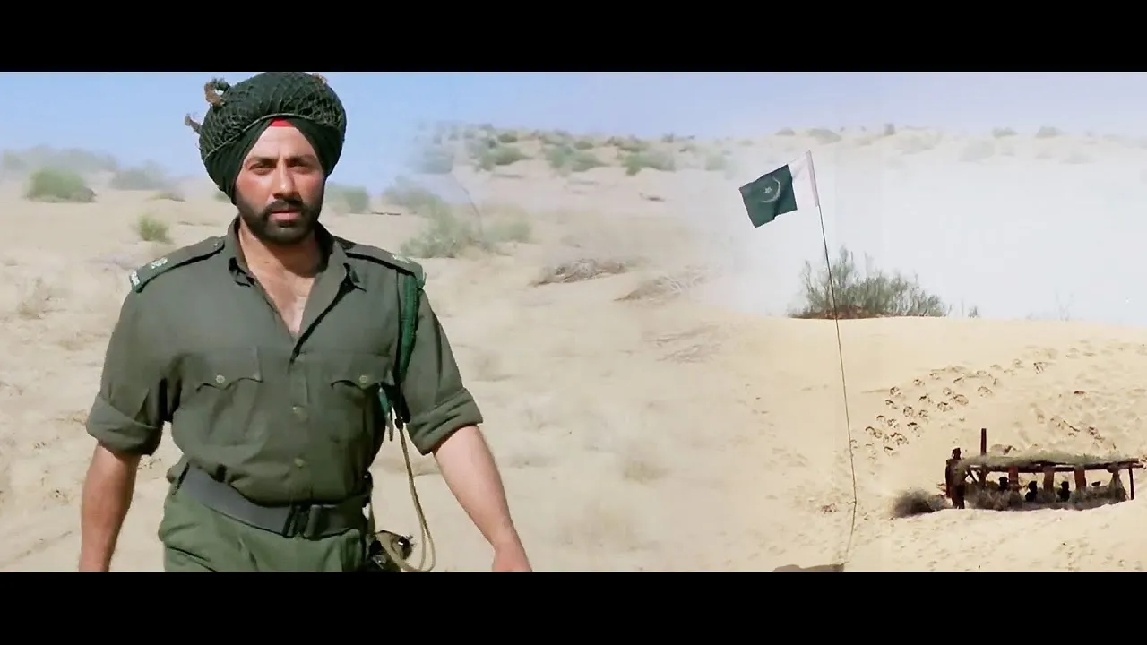 तू पाकिस्तान में खड़ा है, गोली मार दूँ तुझे ? - सनी देओल - ज़बरदस्त सीन -  Sunny Deol Border Scene - YouTube