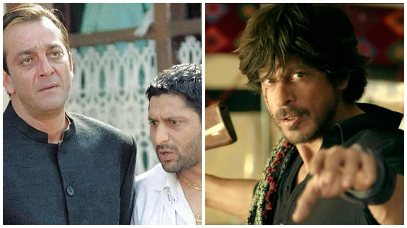 Shah Rukh Khan was the first choice to play the lead role in Munna Bhai MBBS.