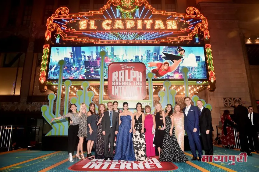 Disney Princesses at the premier of Ralph Breaks the Internet