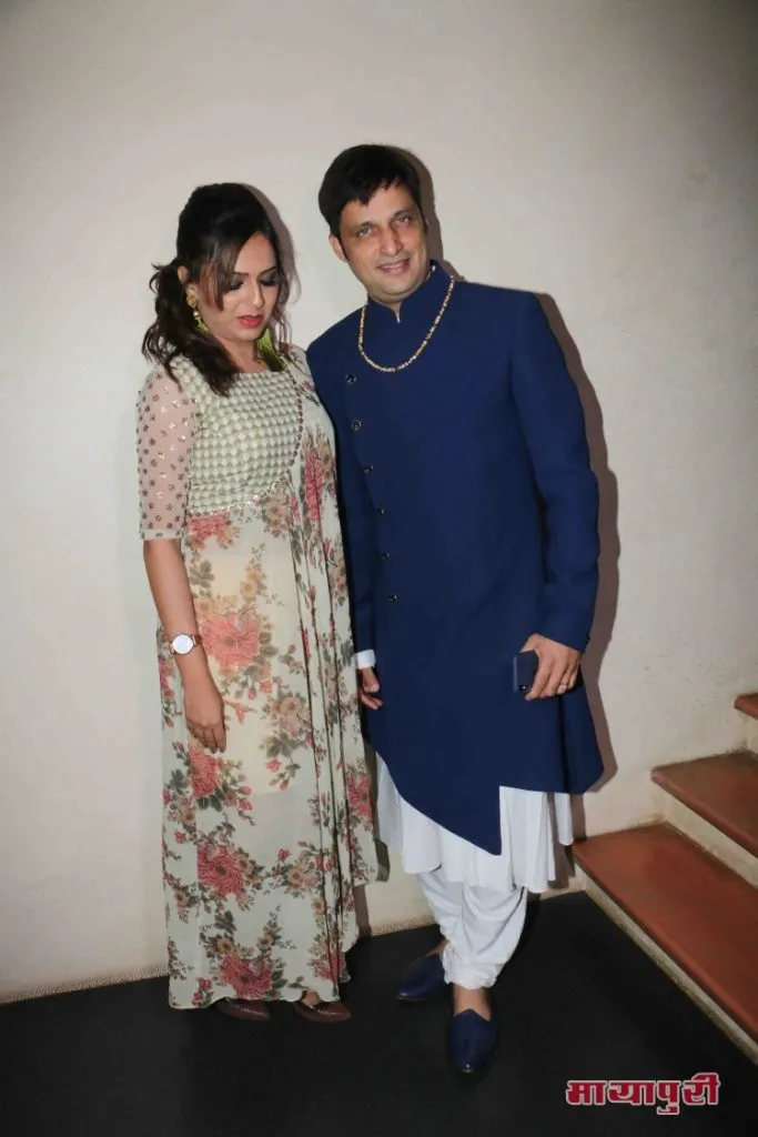 Mugdha Mane with Sandip Mahavir