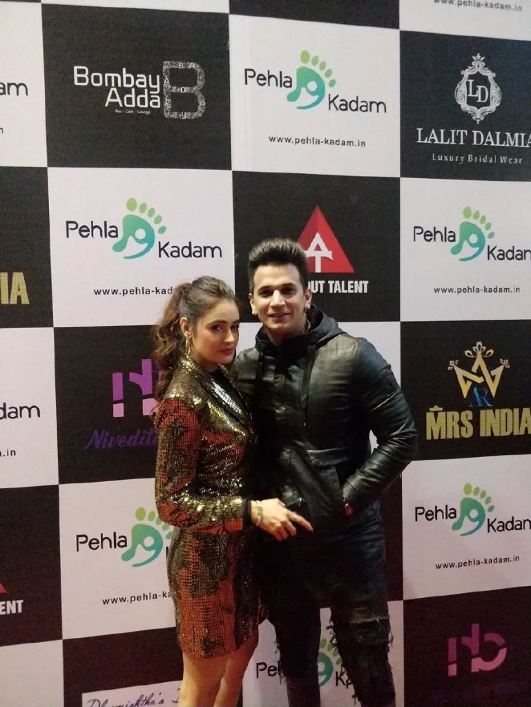 Prince Narula and Yuvika Chaudhary