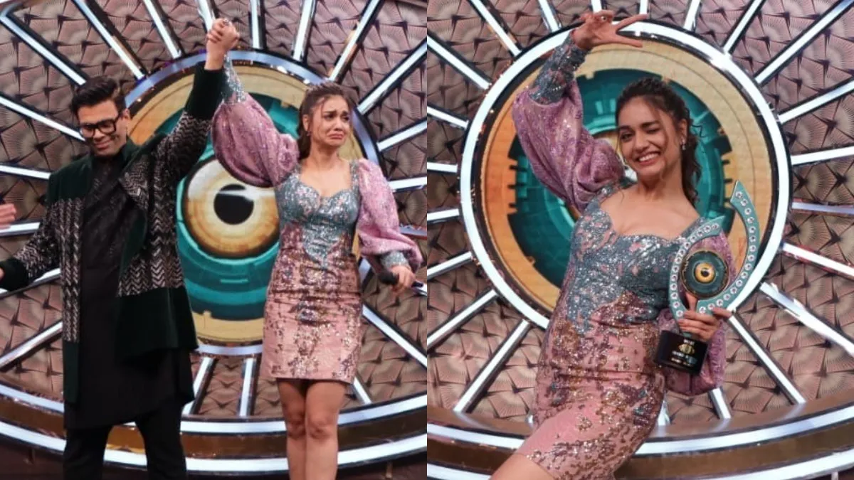 Bigg Boss OTT Winner: Divya Agarwal lifts the trophy and takes home Rs 25  lakh, Nishant 1st runner up – India TV