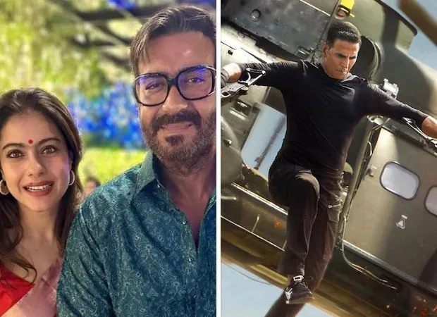 Ajay Devgn calls Kajol asli Singham; jokes about Akshay Kumar's stunt-scenes: 'Woh hamesha helicopter pe lattak ke kyu aata hai'