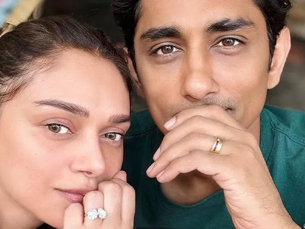 Aditi Rao Hydari Shares Engagement Picture With Siddharth