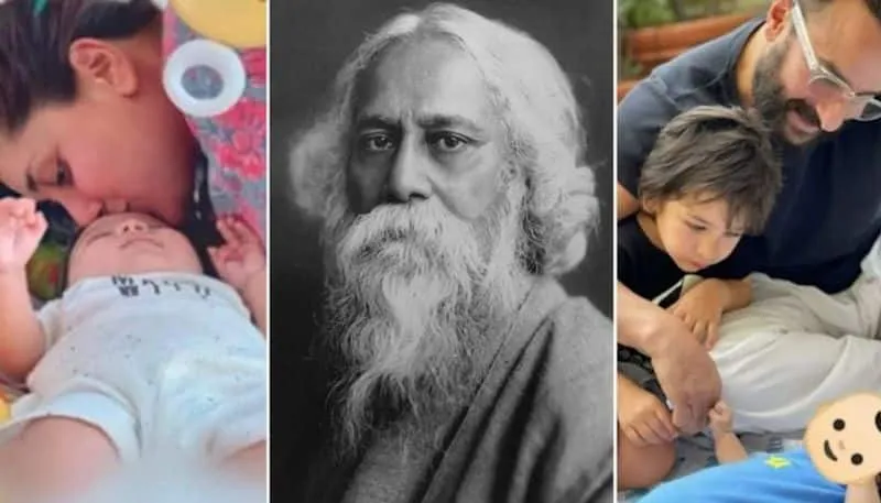 Did you know Jehangir Ali Khan, son of Kareena Kapoor, Saif Ali Khan is  related to Rabindranath Tagore? Read t