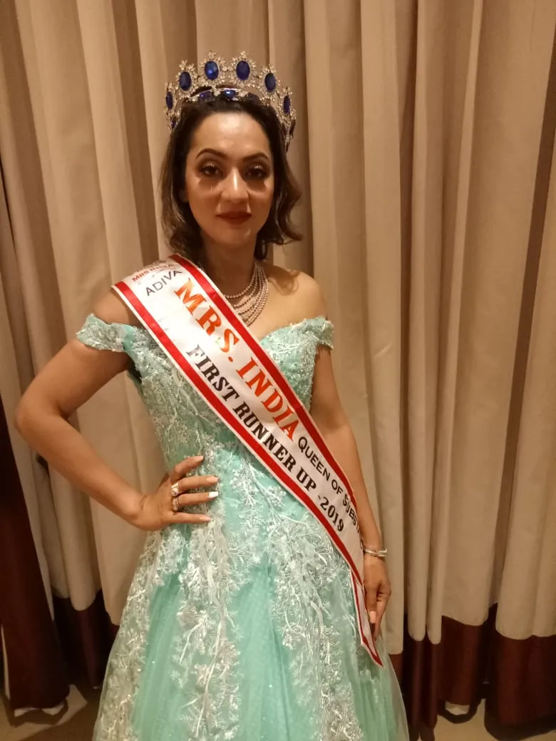 कोरियोग्राफर और डायरेक्टर पप्पू खन्ना की बेटी प्रिया मेहता ने जीता मिसेज इंडिया क्वीन ऑफ़ 2019 का खिताब