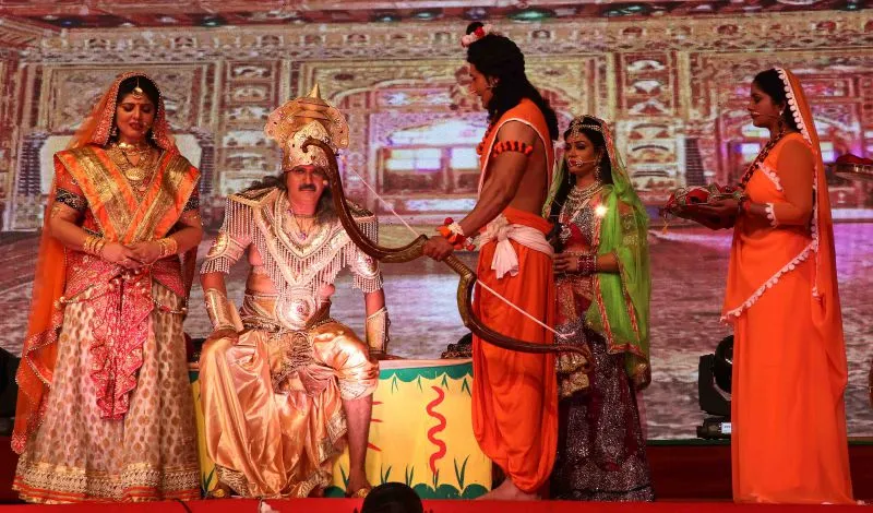 चौथे दिन राम-लक्ष्मण-सीता के वनगमन का प्रसंग देख दर्शकों की आंखें हुईं नम