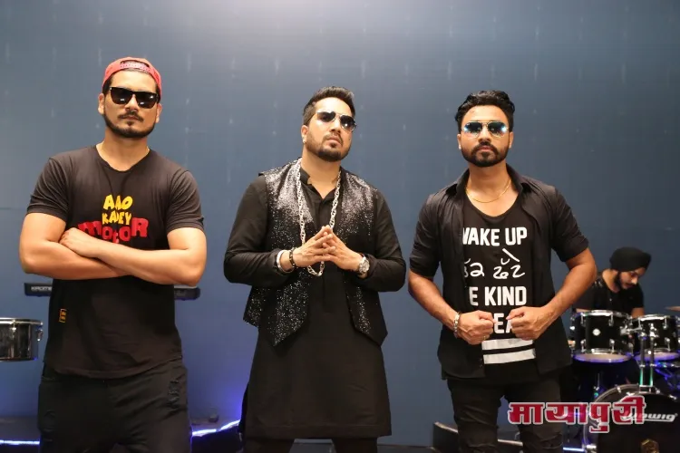 Satpal of Desi Crew, Mika Singh & Goldy of Desi Crew