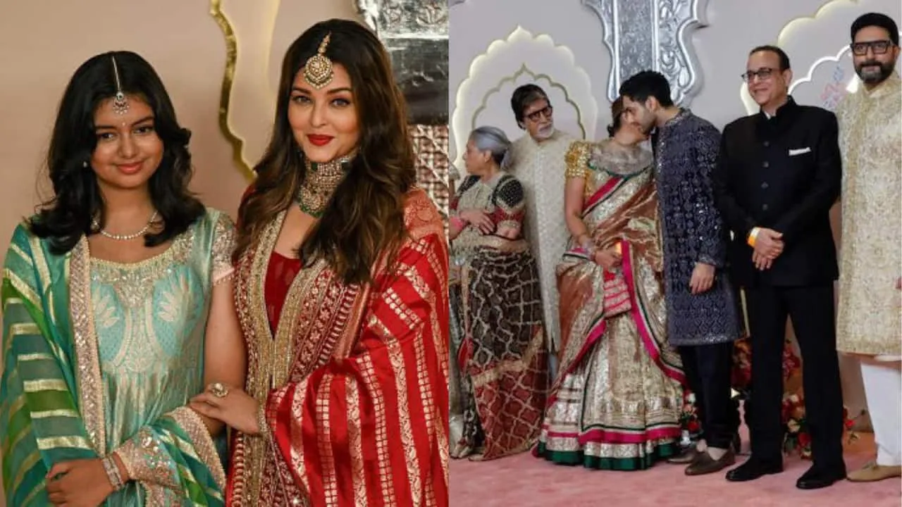 Aishwarya Rai arrives separately with daughter for the wedding sparking  rumours of rift with Abhishek Bachchan, Internet reacts
