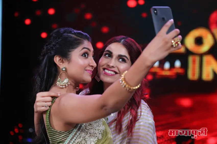 Selfie game Bhoomi & Anusha