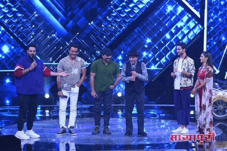 Badshah, Bobby Deol, Sunny Deol , Dharam Ji, Raghav Juyal and Mukti Mohan