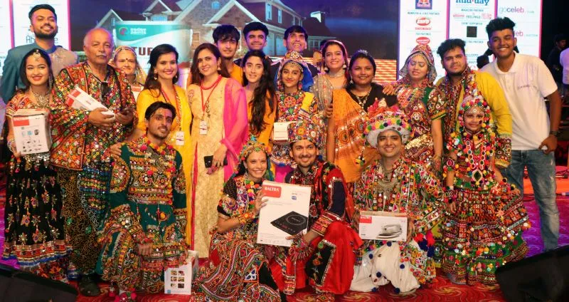 टिकटॉक स्टार भाविन भानुशाली ,समीक्षा सूद ,एकता जैन ने गोसेलेब नवरात्री में शिरकत की