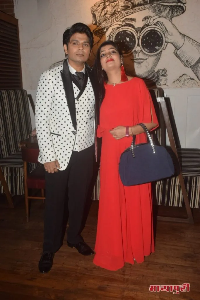 Ankit Tiwari with wife Pallavi Tiwari